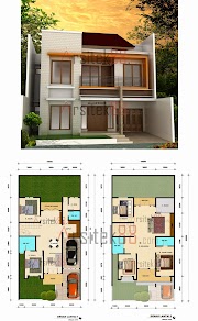 Baru Desain Rumah Minimalis 2 Lantai 7 X 12, Rumah Minimalis