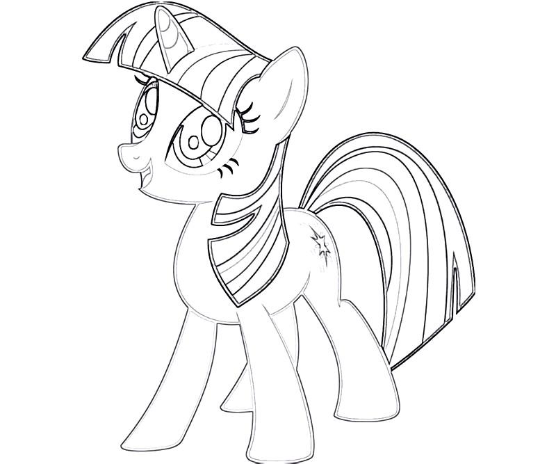 #24 Twilight Sparkle Coloring Page