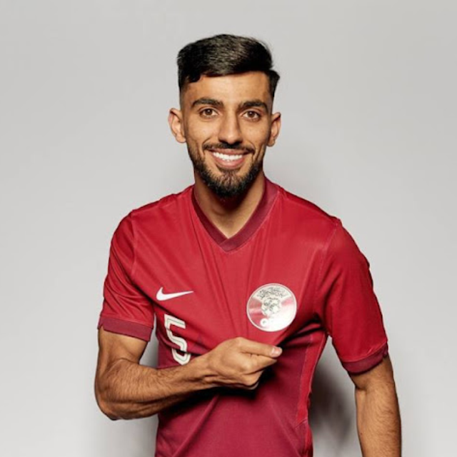 طارق سلمان سليمان لاعب المنتخب القطري  (رقم 5)