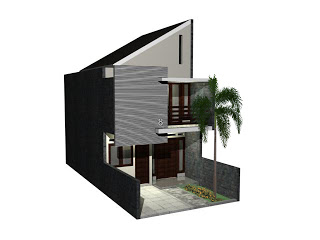 Denah Rumah Minimalis 5x9.5 Meter 2 Lantai | Desain Denah Rumah 