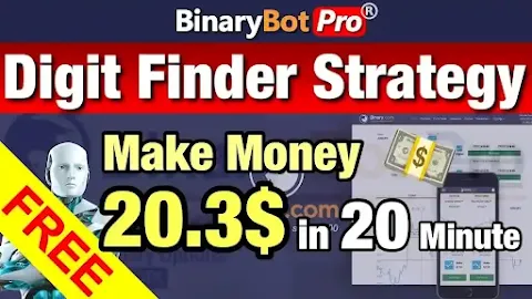 Binary Bot Download Digit Finder Strategy  software robot trading make money earn and money free download binary bot pro xml script 2023