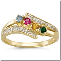 Keepsake Personalized Flourish Ring