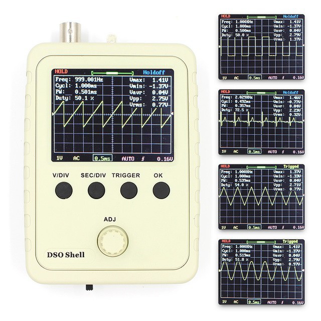 oscilloscope de poche (industrie, automobile, électronique de loisir)