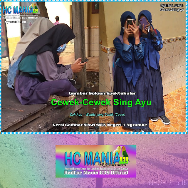 Gambar Soloan Spektakuler - Gambar Siswa-Siswi SMA Negeri 1 Ngrambe - Buku Album Gambar Soloan Edisi 15