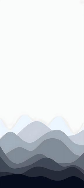Minimalist Grey Abstract Waves – 4K iPhone Wallpaper