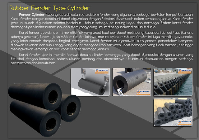 rubber fender tipe silinder