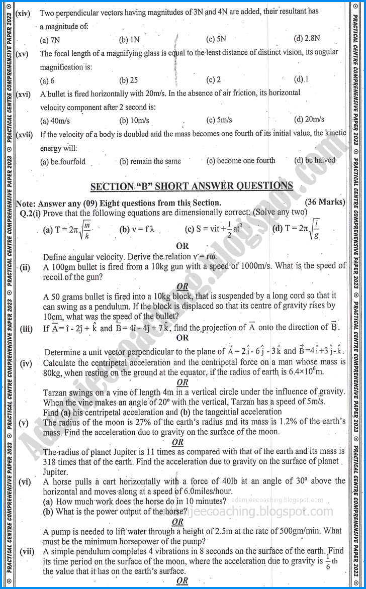 physics-11th-practical-centre-guess-paper-2023-science-group