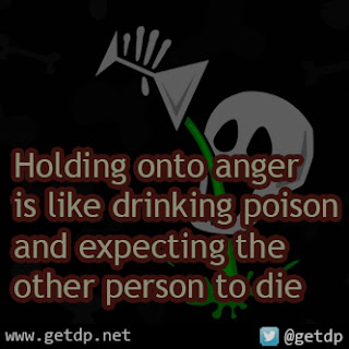 GETDP: Holding onto anger is like drinking poison and 