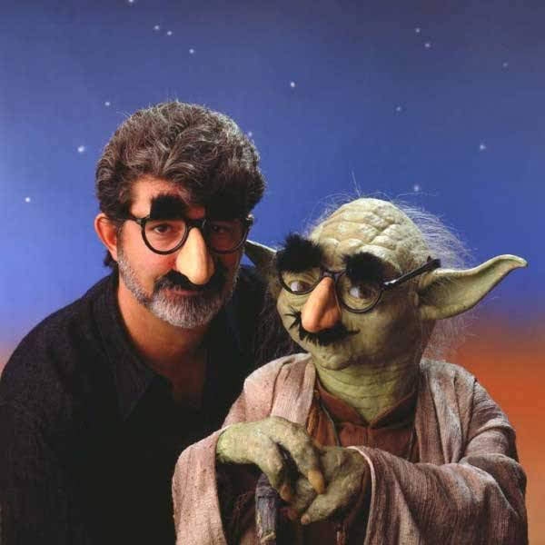 George Lucas e Mestre Yoda Como Você Nunca Viu 