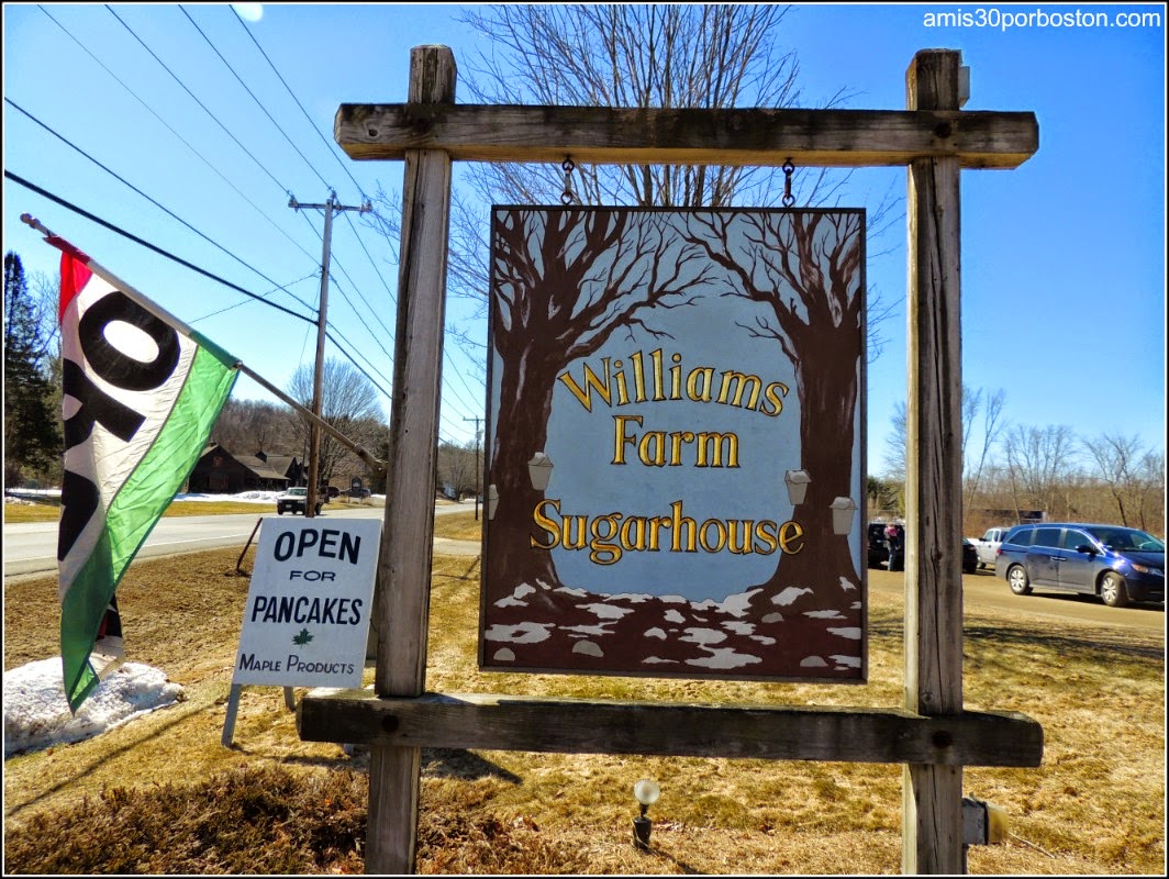 Maple Sugar Season en Massachusetts: Williams Farm Sugarhouse