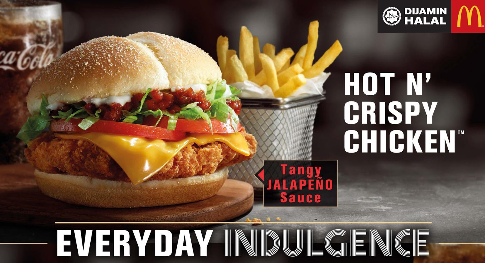 Harga Hot N' Crispy Chicken Burger McD - Senarai Harga 