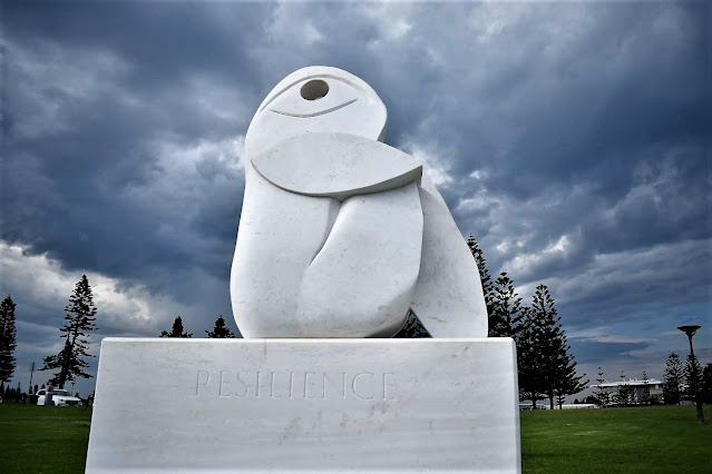 Newcastle Public Art | 'Resilience' sculpture by Roger McFarlane