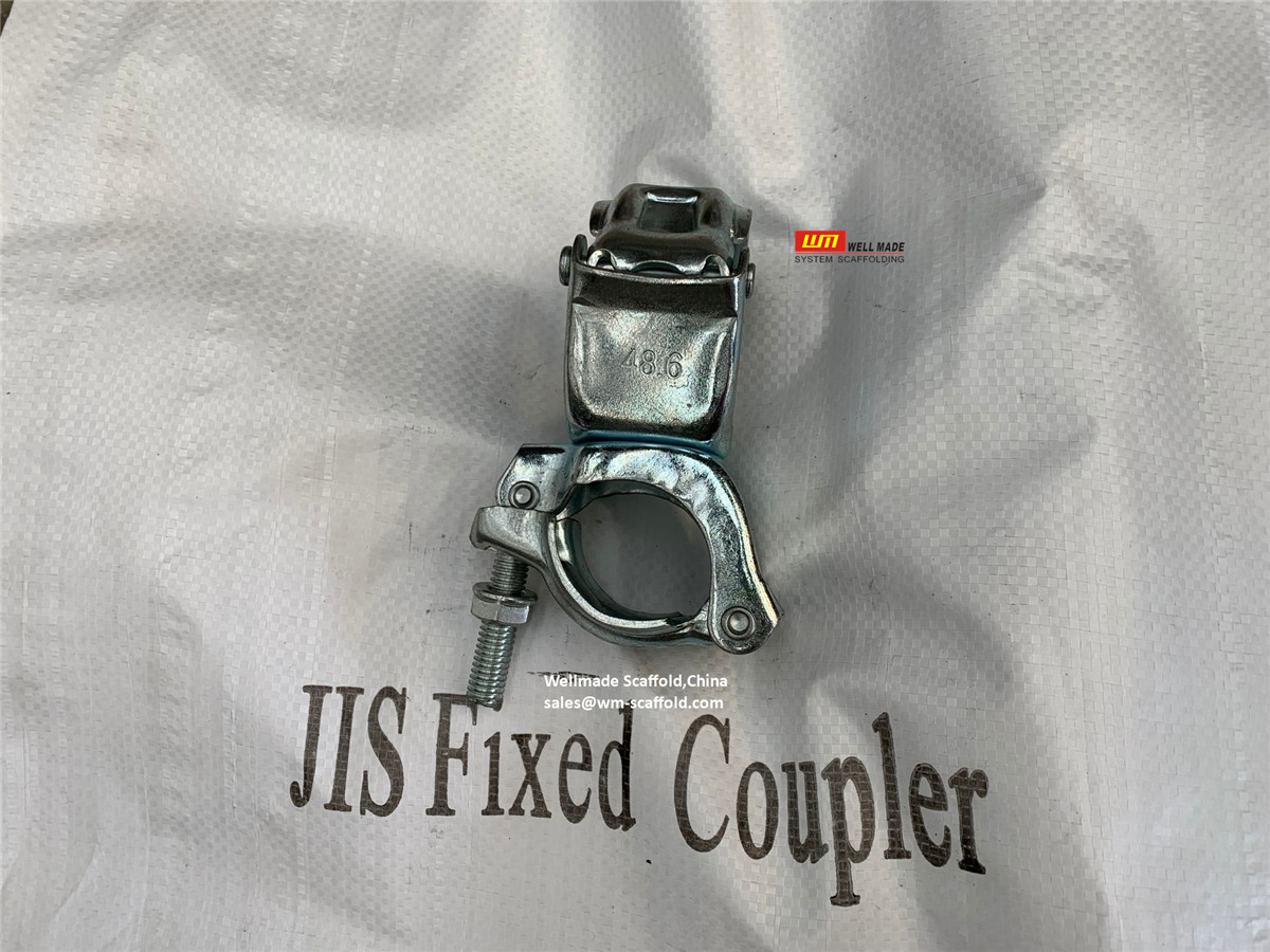 JIS Scaffolding Clamps Fixed Type JIS 8951 Standard for JIS 3444 Standard Scaffolding Pipes - Wellmade China