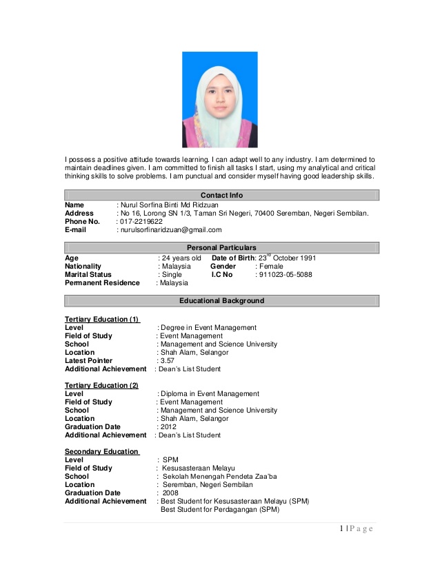 Contoh Resume Bahasa Melayu Pdf