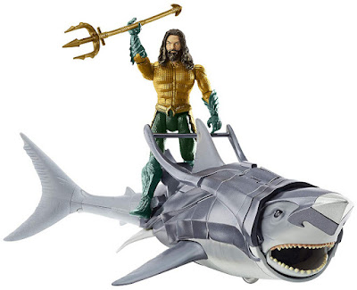  Toys - AQUAMAN Aquaman & tiburón de batalla  Mattel FWX37 | PELICULA DC Comics 2018 | A partir de 3 años  COMPRAR ESTE JUGUETE 