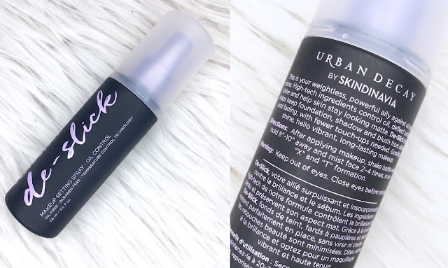 Urban Decay De-Slick Make Up Setting Spray