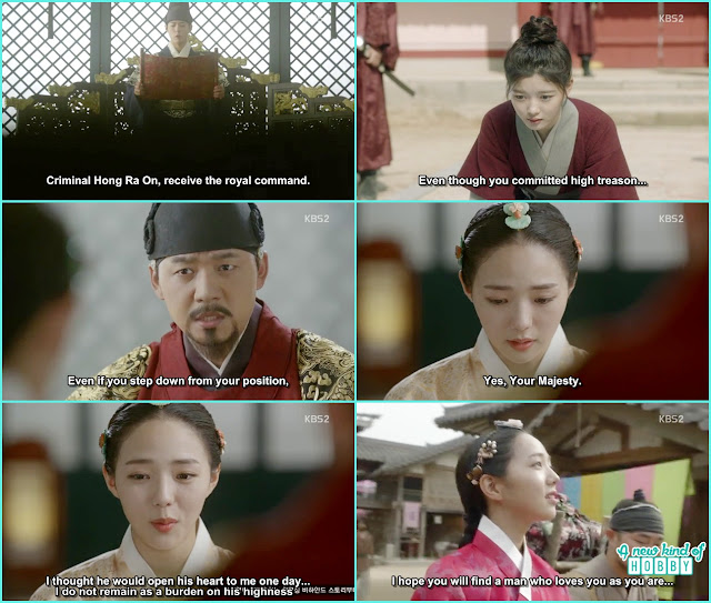  crown princess ask th eking to take off her title as the crown princess she can't be burden on crown prince  - Love In The Moonlight - Episode 18 Review - Finale (Eng Sub)