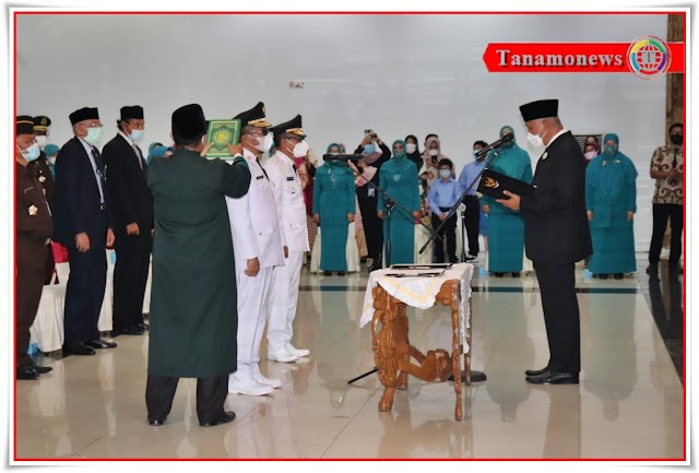 Gubernur Sumbar Lantik Walikota Padang dan Pj Bupati Solok