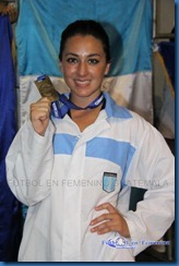 Nathaly Barrera Oro en kata individual