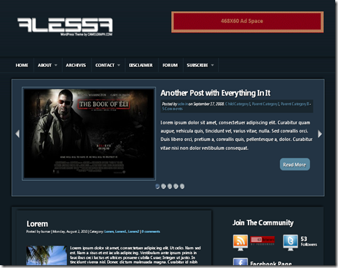 Alessa Blogger Template