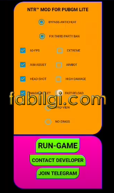Pubg Lite NTR Mod Tool Aimbot, Anten Hilesi Bansız Ocak 2021