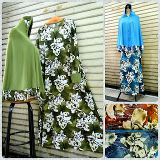 gamis syar’i jersey korea ribi