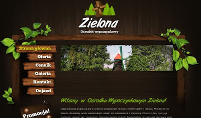 Osrodekzielona web design