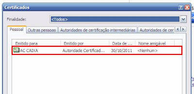 NeXT ERP Certificado Digital