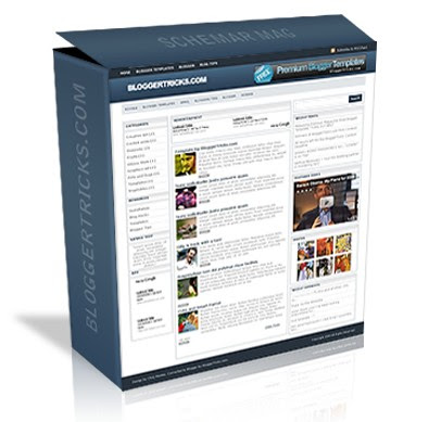 SchemerMag blogger template screenshot