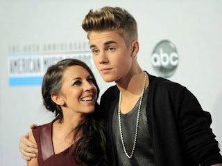 justin y madre