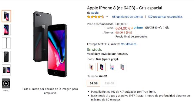 iPhone 8 más barato