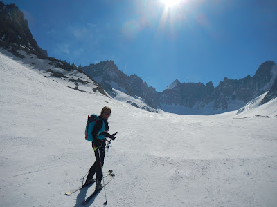 Ski de rando  au Col du Tour Noir manu Ruiz