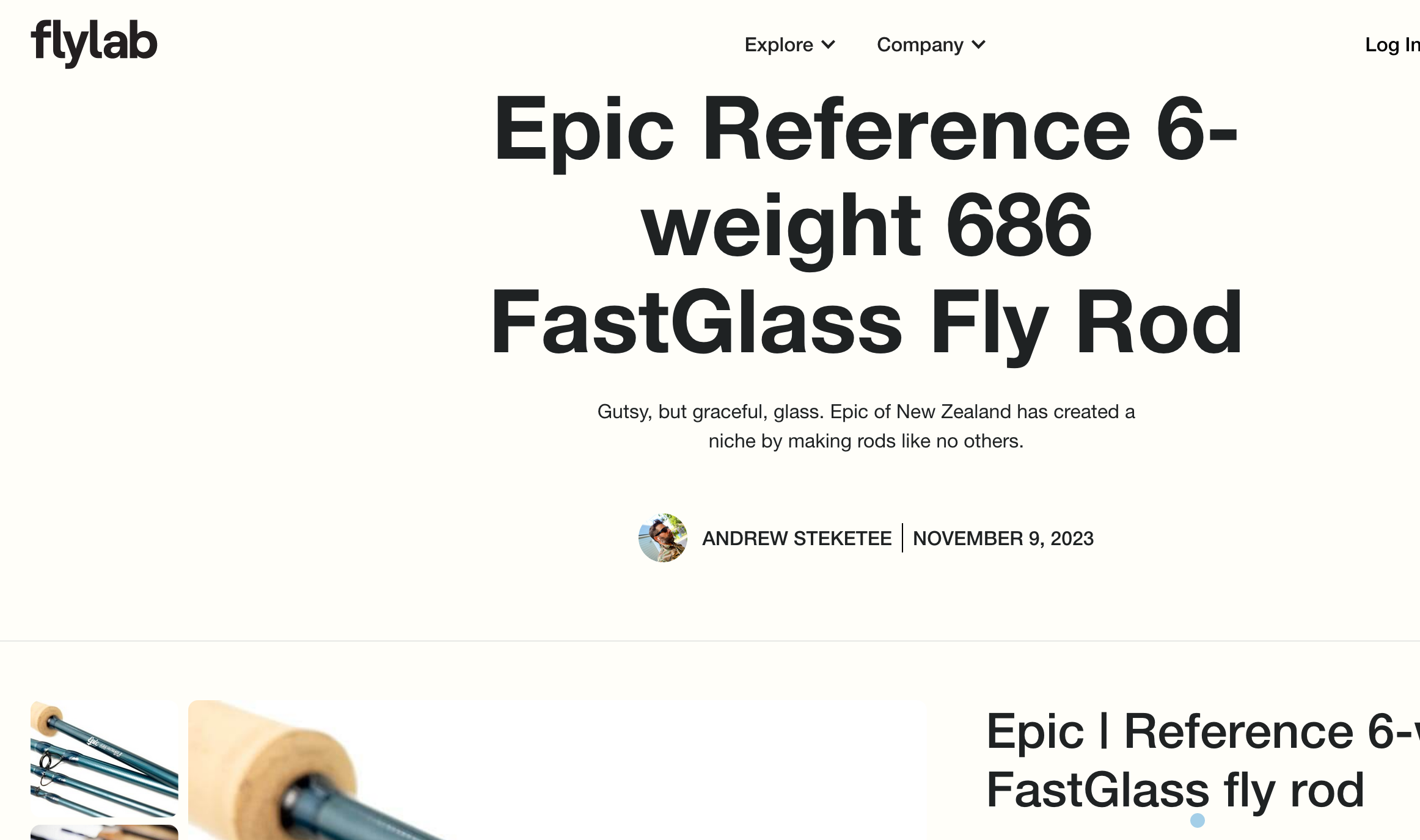 The Fiberglass Manifesto: FLYLAB - Epic Reference 686 Review