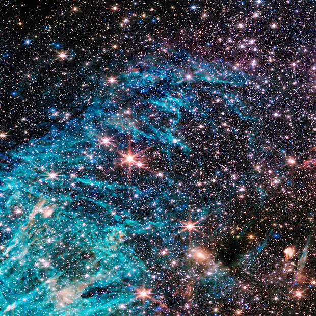 Star-Forming Region Sagittarius C by Webb