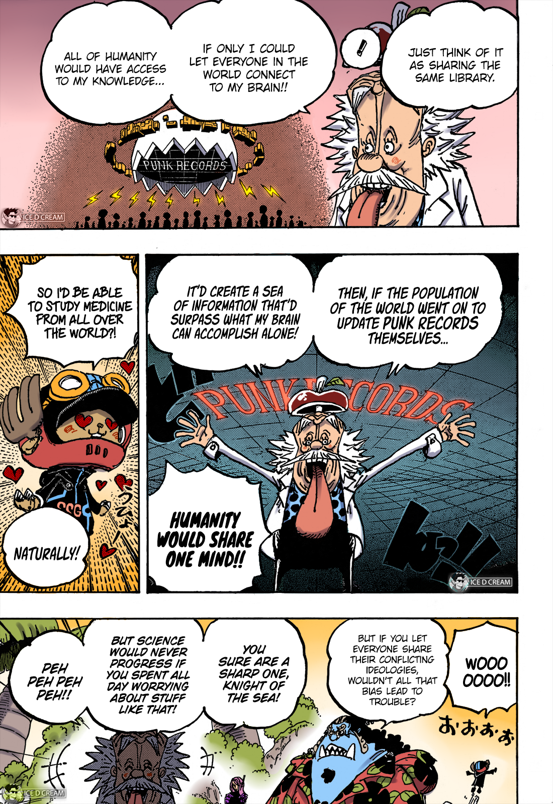 One Piece Chapter 1067 Punk Records Colored Full