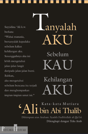 Taman Buku Tanyalah Aku Sebelum Kau Kehilangan Aku