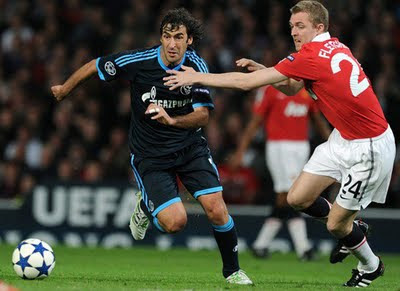 Fletcher Manchester United vs Schalke 04 Champions League