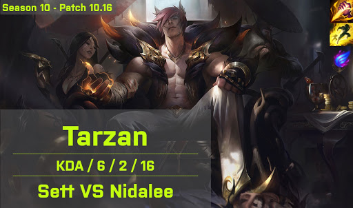 Tarzan Sett JG vs RNG XLB Nidalee - KR 10.16