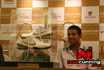 Rahul Bose and Mahesh Bhupati meet @ Charity Auction Press