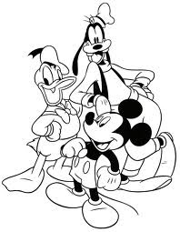 imagens para imprimir e colorir desenhos turma do mickey donald pateta minnie pluto