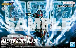 Figure-rise Standard Kamen Rider Blade effect parts set, Bandai
