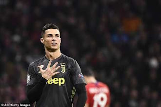 Cristiano Ronaldo Mocks Atletico Madrid After Being Booed (Photos) 