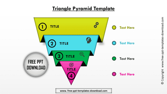 Triangle Pyramid Template | Free PowerPoint Slide Download