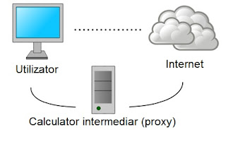 Conectarea la internet printr-un calculator aflat la distanta cunoscut si ca proxy