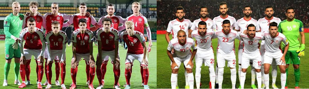 Ver Dinamarca vs Tunez en vivo online gratis por internet 22-11-2022 a 08 GMT-5 Grupo D Fixture Qatar 2022