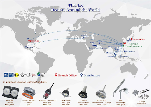 THT-EX Hazardous Area Lighting_Dealers Around the World