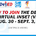 How to join the DepEd 2nd Virtual INSET (Aug. 30 - Sept. 3, 2021) Details here