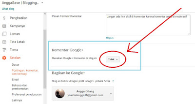 Cara Mengaktifkan/Memasang Google Plus Comments Di Blogger - Kelebihan dan Kekurangan