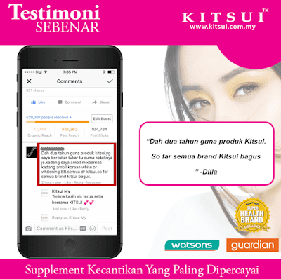 kitsui vitamin c+ shine, kitsui vita c shine, kitsui product, kitsui review, kitsui malaysia review, kitsui malaysia testimoni, kitsui whitenin BB