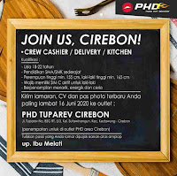 Lowongan Kerja PHD Pizza Hut Delivery Cirebon Terbaru 2020